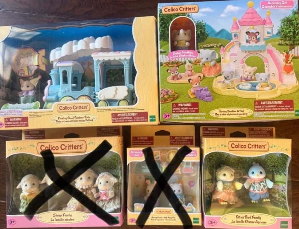 Lot of 3 Brand New Calico Critters sets - unopened